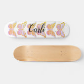 Paarse goudvetten, speciaal gepersonaliseerd persoonlijk skateboard (Horizontaal)