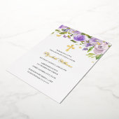 Paarse goudvlinder - boomgaard folie uitnodiging (Gedraaid)