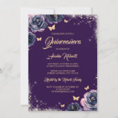 Paarse goudvlinder kaart (Voorkant)