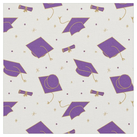 Paarse gradatie Cap Toss Stof (Close Up)
