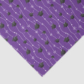 Paarse gradatiekappen en lint tissuepapier (Detail)