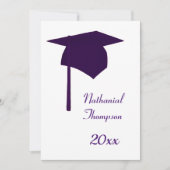 Paarse gradatieknop en Tassel-uitvindingen Kaart (Voorkant)