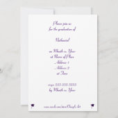 Paarse gradatieknop en Tassel-uitvindingen Kaart (Achterkant)