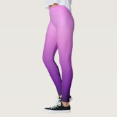 Paarse Gradiënt Aangepaste Leggings (Links)