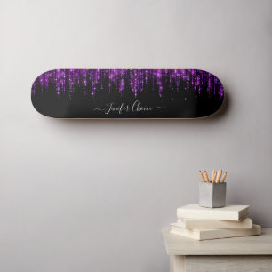 Paarse gradiënt Aangepaste naam Skateboard