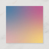 Paarse Gradiënt Advies voor Bruid Vrijgezellenfees Informatiekaartje (Achterkant)