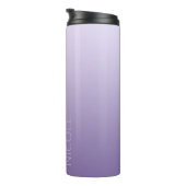 Paarse Gradient Handschrift Gepersonaliseerde Tant Thermosbeker (Geroteerd rechts)