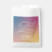 Paarse Gradiënt Klasse Volwassen Bruidsmeisjeshowe Bedankzakje (Voorkant)