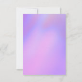 Paarse Gradient Modern Trendy Sweet 16 Verjaardag Kaart (Achterkant)