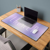 paarse gradiënt modern vet monogram