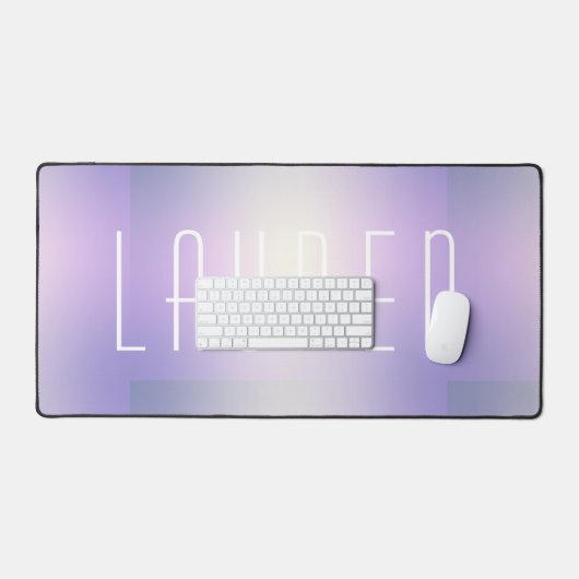 paarse gradiënt modern vet monogram bureaumat (Keyboard & Muis)
