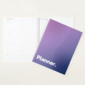 Paarse gradiënt niet-gedateerd planner (Display)