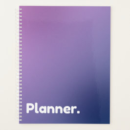 Paarse gradiënt niet-gedateerd planner