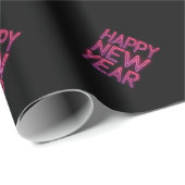 Paarse gradiënt nieuwjaar cadeaupapier (Rol Hoek)