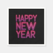 Paarse gradiënt nieuwjaar servet (Voorkant)