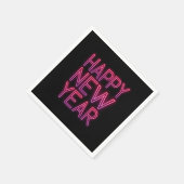 Paarse gradiënt nieuwjaar servet (Hoek)