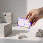 Paarse Gradient Smart Kaart voor Nail Techs & Salo Visitekaartje