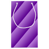 Paarse Gradiënt Strepen Klein Cadeauzakje (Achterkant)