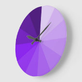 paarse gradiëntombre moderne en artsy wall klok (Hoek)