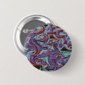 Paarse graffiti op Shutter Ronde Button 5,7 Cm (Voorkant /achterkant)