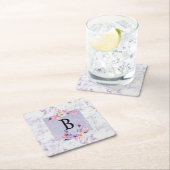 Paarse grafische Koelbox Kartonnen Onderzetters (Insitu)