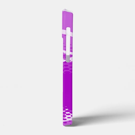 Paarse grafische printkaart voor dieren Case-Mate iPhone case (Achterkant / Links)