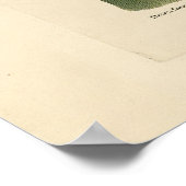 Paarse grakle (Grackle) Amerikaanse Audubon-vogels Poster (Hoek)