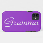  paarse Grammaanzaak Case-Mate iPhone Case (Achterkant (horizontaal))