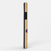 Paarse  Gramophone BT ID iPhone 5 Hoesje (Achterkant/rechts)