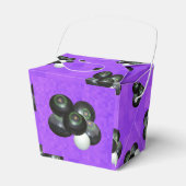 Paarse graskantines, partijforenset bedankdoosjes (Voorkant Zijde)