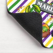 PAARSE GREEN GELLOW FUN MARDI GRAS SYMBOLEN MUISMAT (Hoek)