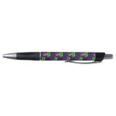 PAARSE GREEN GELLOW MARDI GRAS PATTERNEN PEN (Bodem)