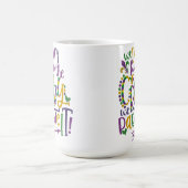 PAARSE GREEN GOLD GLITTER KIJK MARDI GRAS KOFFIEMOK (Center)