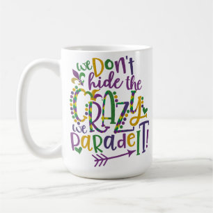 PAARSE GREEN GOLD GLITTER KIJK MARDI GRAS KOFFIEMOK