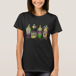 PAARSE GREEN GOLD MARDI GRAS BEVERAGES T-SHIRT