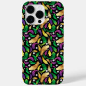 PAARSE GREEN GOLD MARDI GRAS FEATHERS Case-Mate iPhone CASE (Achterkant)