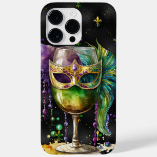 PAARSE GREEN GOLD MARDI GRAS FESTIVE BEVERAGES Case-Mate iPhone 14 PRO MAX HOESJE