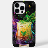 PAARSE GREEN GOLD MARDI GRAS FESTIVE BEVERAGES Case-Mate iPhone CASE (Achterkant)