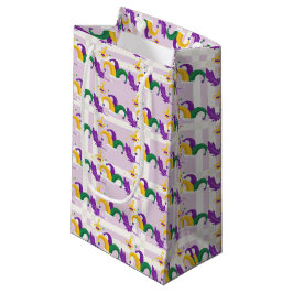 PAARSE GREEN GOLD MARDI GRAS JESTERS PETTEN KLEIN CADEAUZAKJE