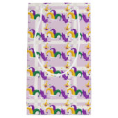 PAARSE GREEN GOLD MARDI GRAS JESTERS PETTEN KLEIN CADEAUZAKJE (Voorkant)