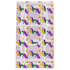 PAARSE GREEN GOLD MARDI GRAS JESTERS PETTEN KLEIN CADEAUZAKJE