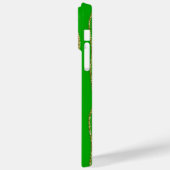 PAARSE GREEN GOLD MARDI GRAS STRIPES Case-Mate iPhone CASE (Achterkant / Links)