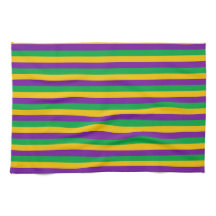 PAARSE GREEN YELLOW MARDI GRAS STRIPES