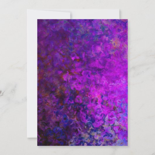 Paarse grens 60e geboortedag kaart (Achterkant)