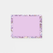 Paarse grens post-it® notes (Voorkant)