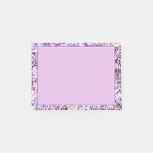Paarse grens post-it® notes (Voorkant)