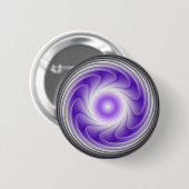 Paarse grijze 3D wervelkolom Moderne Abstracte fra Ronde Button 5,7 Cm (Voorkant /achterkant)