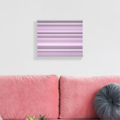 Paarse grijze strepen canvas afdruk (Insitu (Woonkamer))
