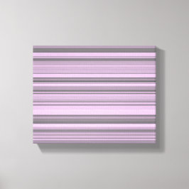 Paarse grijze strepen canvas afdruk