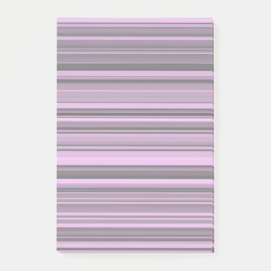 Paarse grijze strepen post-it® notes (Voorkant)